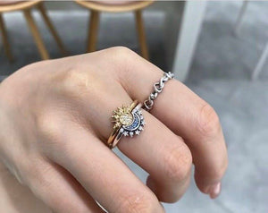 Celestial Sun & Moon Ring