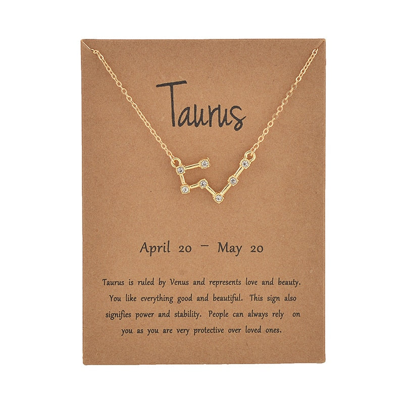 LuckySign™ Zodiac Sign stars Constellation Necklace for Women